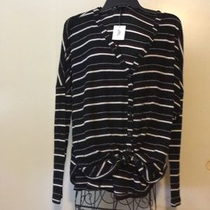 Oversized Thermal Button Down